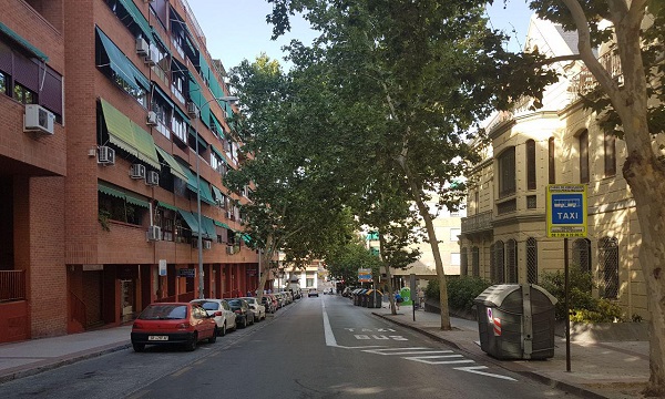 Carril bus en Ntra Señora de la Salud