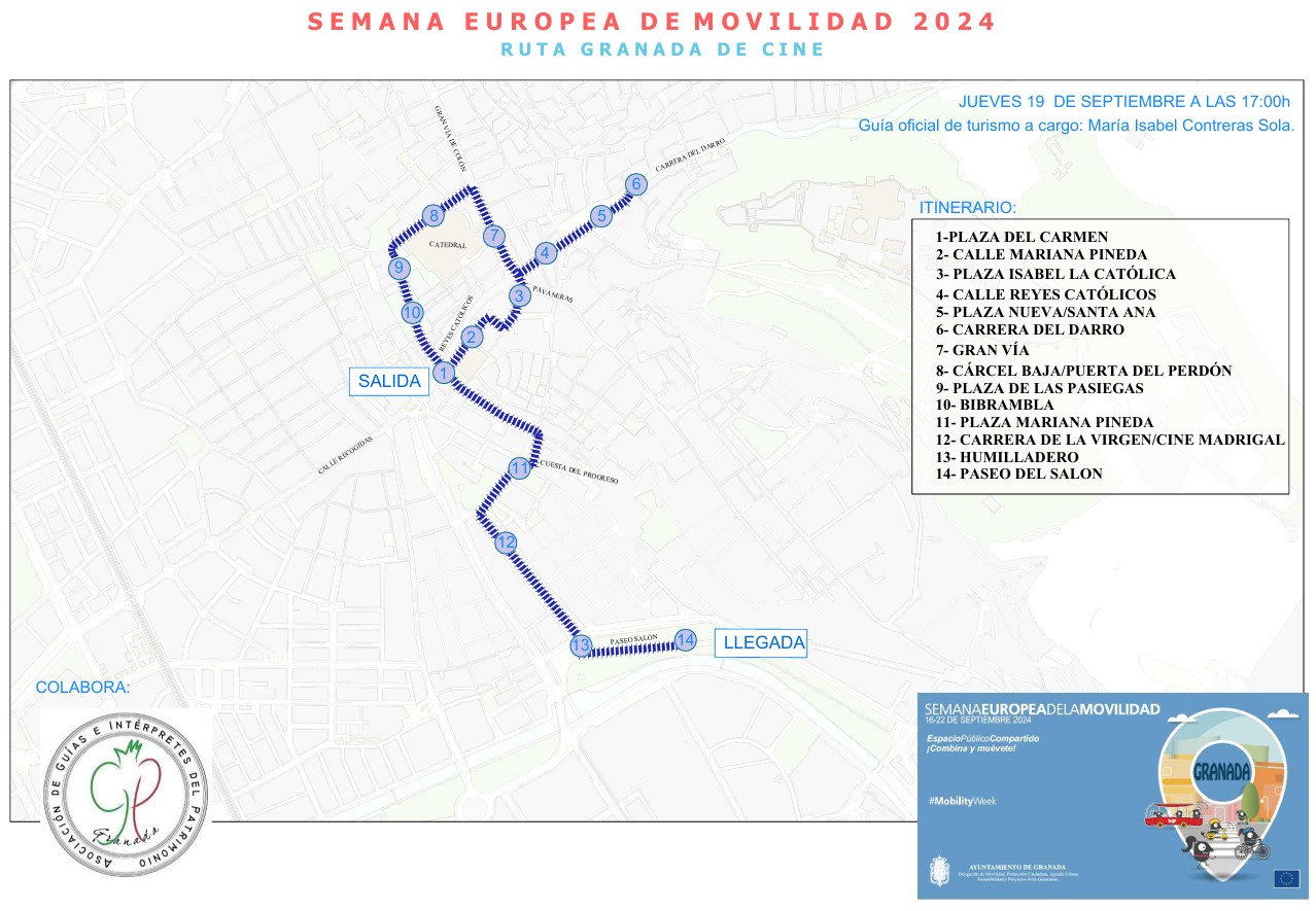 ruta granada de cine